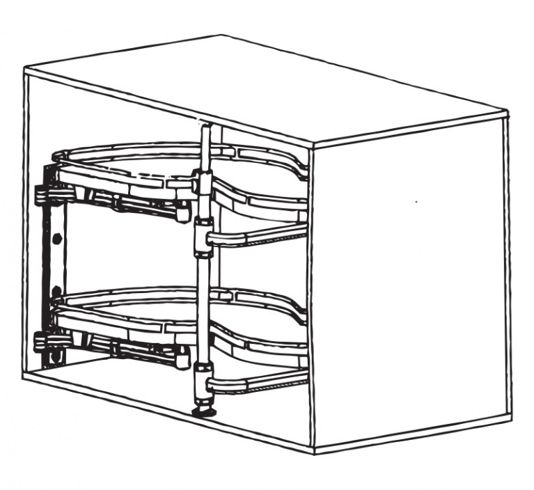 Ovalina Corner Swivel Unit